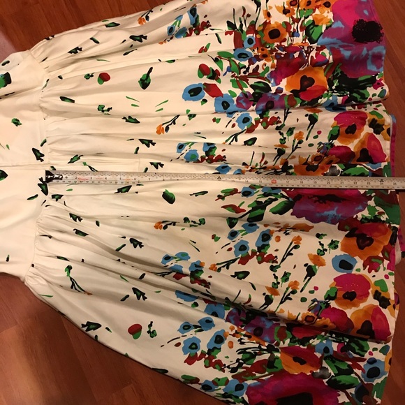 Dress, Retro Style, White Floral, Adjust. Straps - Picture 3 of 7